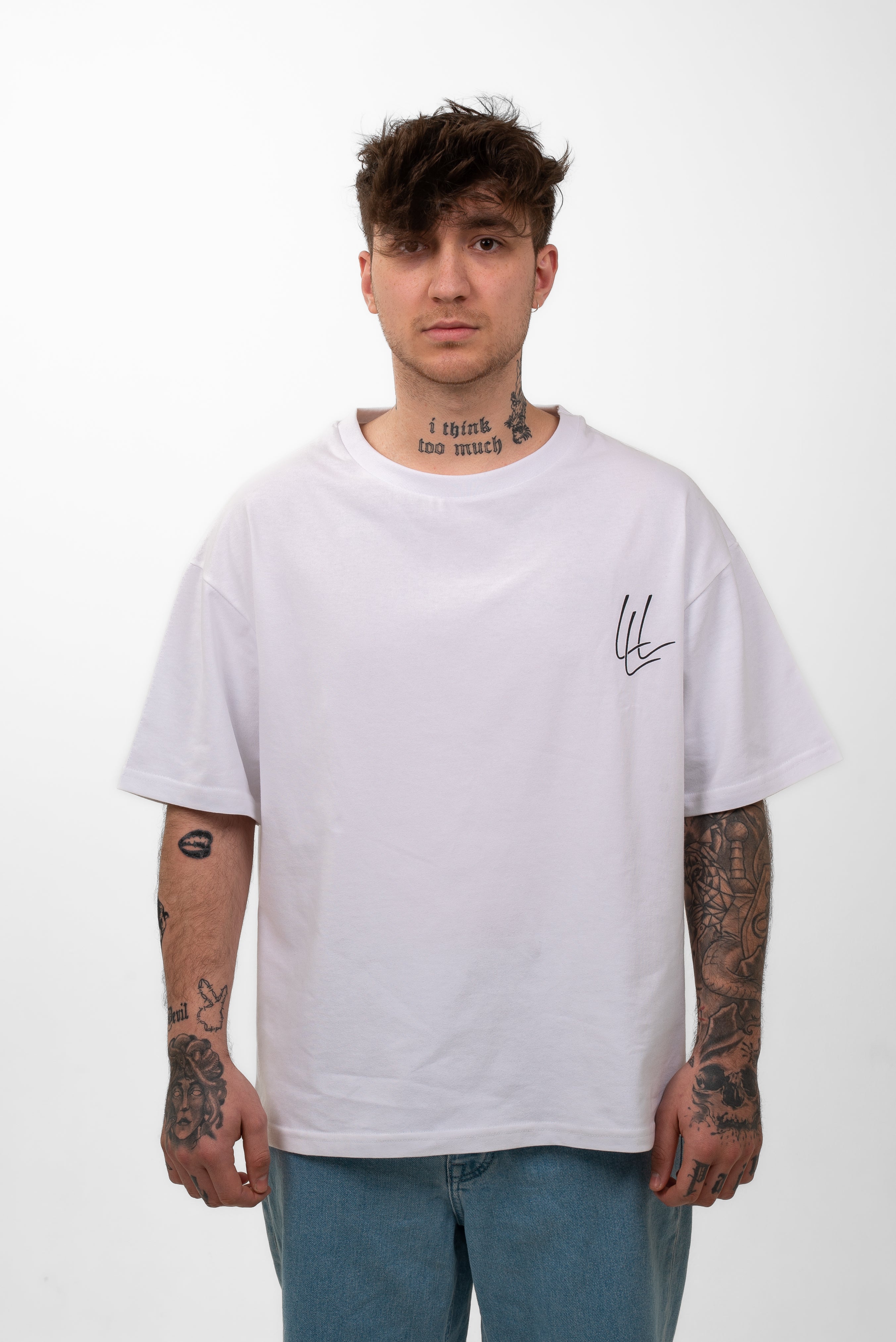 300g Oversized Tee ''Loyalty is all we know'' Weiß